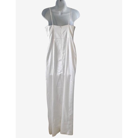 Aidan By Aidan Mattox Surplice Neckline Slit Gown- US 4 - Picture 3 of 7